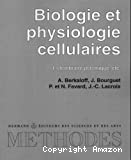 Biologie et physiologie cellulaire. Membrane plasmique