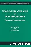 Nonlinear analysis in soil mechanics,theory and implementation