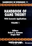 Handbook of game theory with economic applications. Volume I