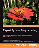 Expert Python Programming. Best practices for designing, coding, and distributing your Python software