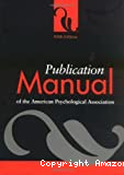 Publication manual of the APA