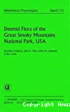 Desmid flora of the Great Smoky Mountains National Park, USA
