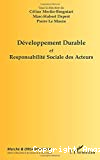 Développement Durable et Responsabilité Sociale de Acteurs