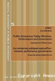 Public Enterprises Today: Missions, Performance and Governance