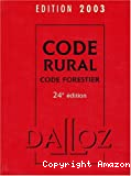 Code rural code forestier