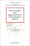 Place et rôle des agriculteurs et attentes de la société