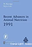 Recent Advances in Animal Nutrition : 1991