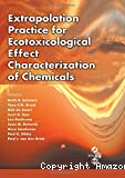 Extrapolation practice for ecotoxicological effect characterization of chemicals