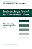 Opportunities, use, and transfer of systems research methods in agricultute to developing countries
