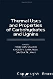 Thermal uses and properties of carbohydrates and lignins