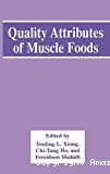 Quality attributes of muscle foods