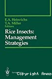 Rice insects : management stratégies