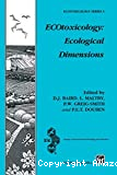 Ecotoxicology: ecological dimensions