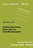 Spatial branching processes, random snakes and partial differential équations