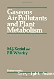 Gaseous air polluants and plant metabolism