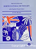 French-english horticultural dictionary with english-french index