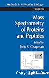 Mass spectrometry of proteins and peptides
