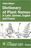 Dictionary of plant names in latin, german, english and french