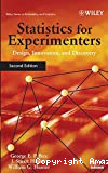 Statistics for experimenters: design, innovation, and discovery