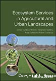 Ecosystem services in agricultural and urban landscapes