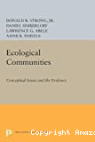 Ecological communities: conceptual issues and the evidence