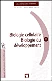 Biologie cellulaire - Biologie du développement