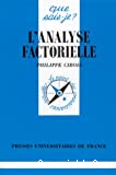 L'analyse factorielle : analyse en composantes principales et analyse des correspondances