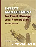 Insect management for food storage and processing