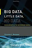 Big data, little data, no data
