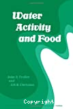 Water activity and food