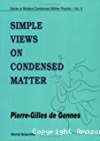 Simple views on condensed matter