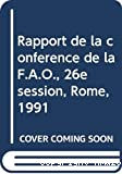 Rapport de la conference de la FAO