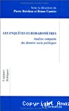 Les enquêtes eurobaromètres : analyse comparée des données socio-politiques