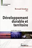 Développement durable et territoire : nouvelle édition originale