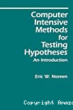 Computer-intensive methods for testing hypothèses. An introduction