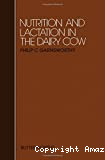 Nutrition and lactation in the dairy cow