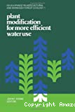 Plant modification for more efficient water use