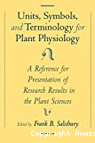 Units, symbols, and terminology for plant physiology : a reference for presentation of research results in the plant sciences