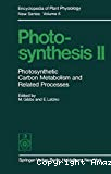 Photosynthesis 2. Photosynthetic. Carbon metabolism and related pro-cesses