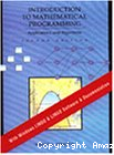 Introduction to mathematical programming