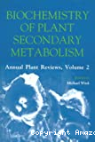 Biochemistry of plant secondary metabolism