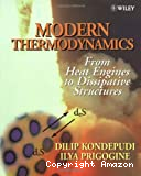 Modern thermodynamics : From heat engines to dissipative structures