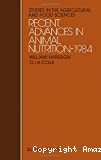 Recent advances in animal nutrition 1985