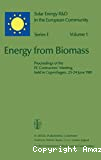 Energy from biomass. Vol. 1