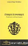 Éthique économique Fondements anthropologiques