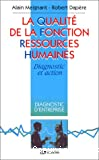 La qualité de la fonction ressources humaines : diagnostic et action