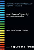 Ion chromatography principles and applications