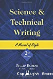 Science & technical writing : a manual of style