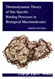 Thermodynamic theory of site-specific binding processes in biological macromolecules