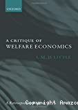 A critique of welfare economics